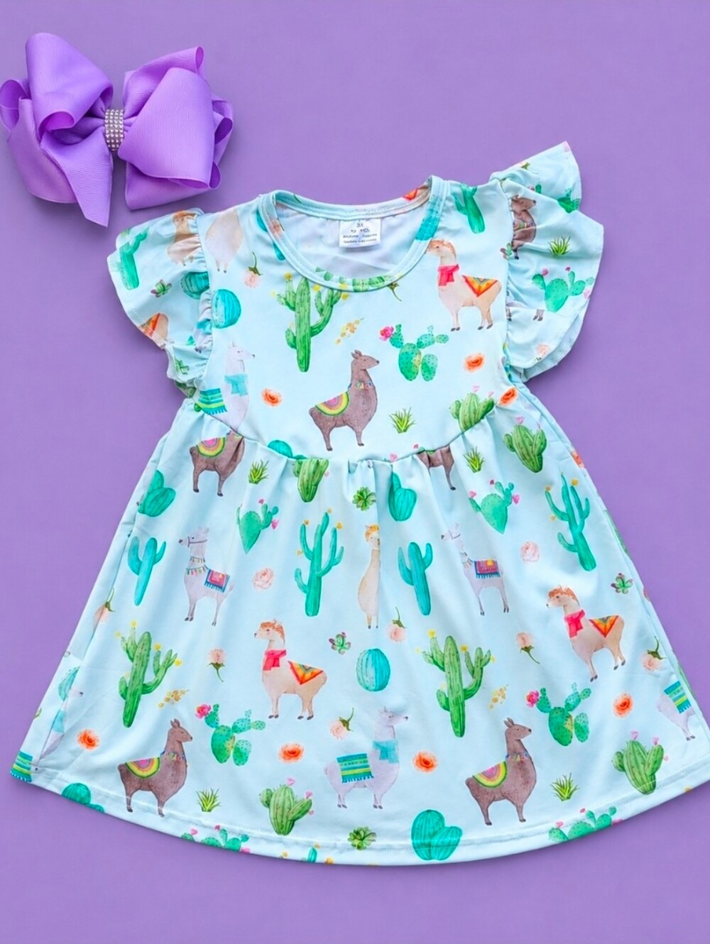 Baby Girls Llama Dress